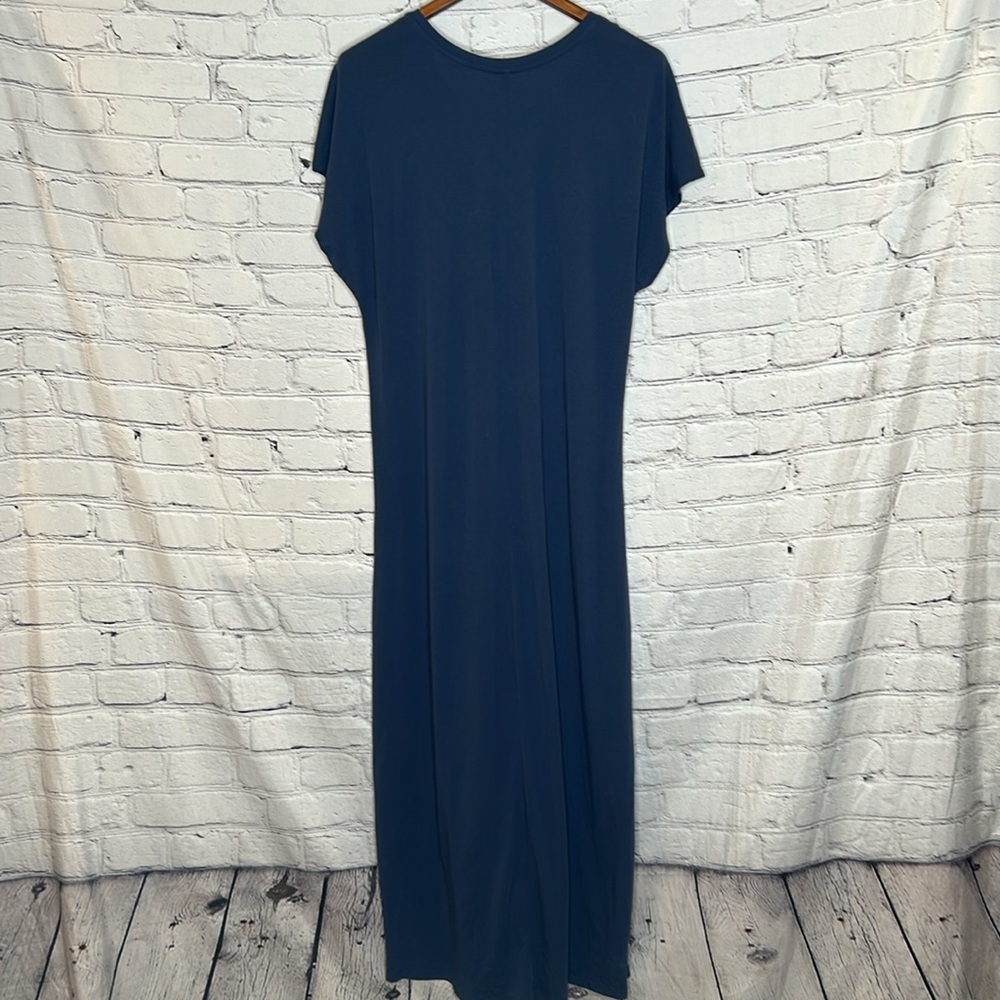 Sleep By Cacique Navy Blue Sleeping Gown Size Large Excellent Condition - Picture 2 of 11